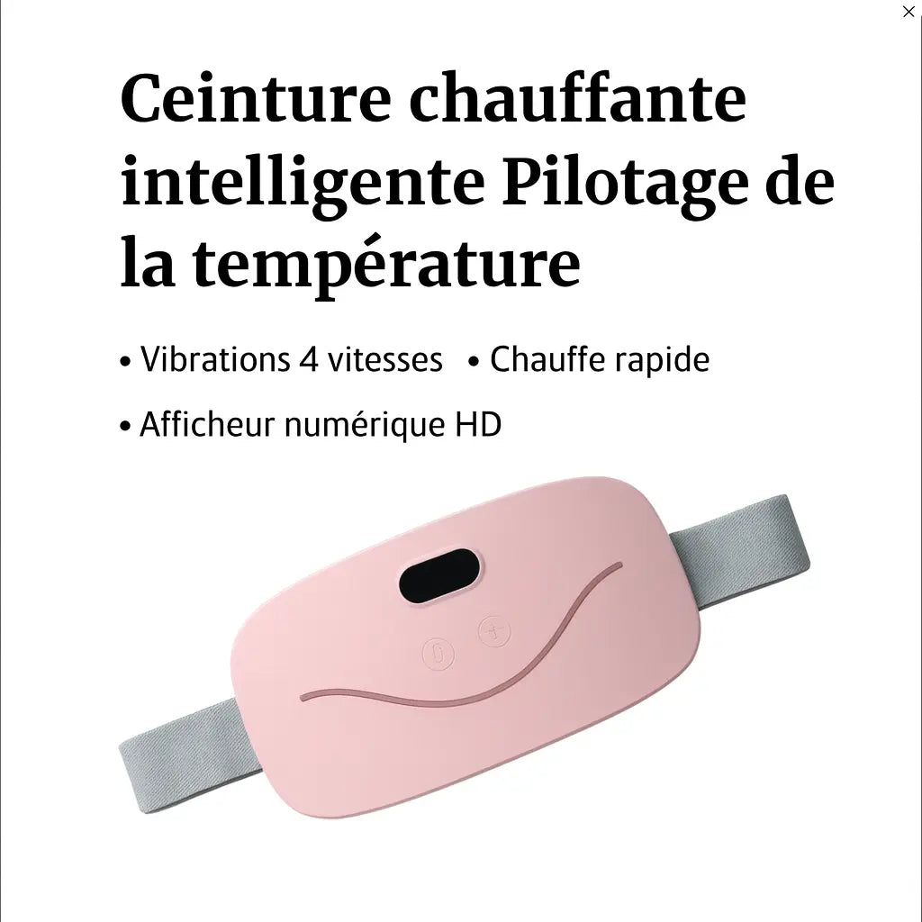 Ceinture chauffante et massante pour un confort instantané