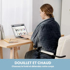 Plaid chauffant douceur instantanée