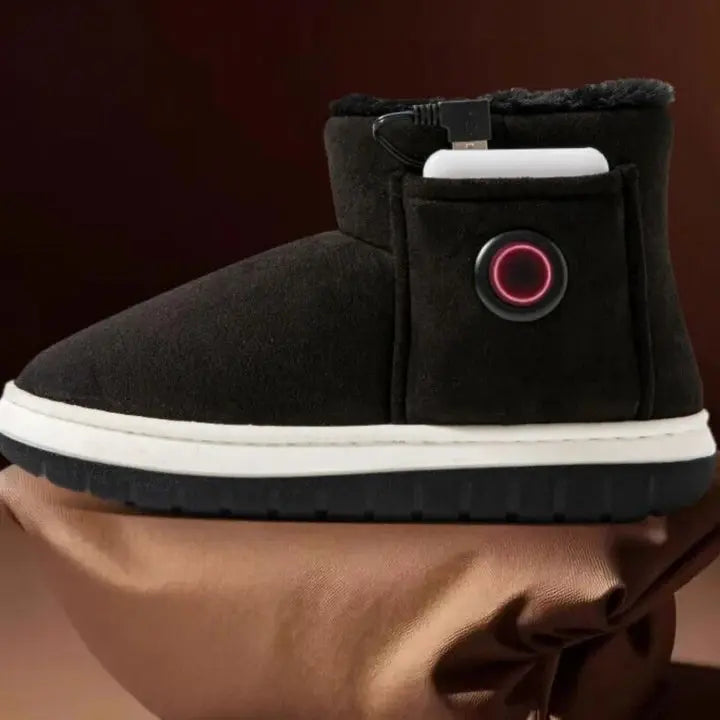 Chaussons Chauffants Sans Fil ShoSens® Chaleur Douce & Liberté