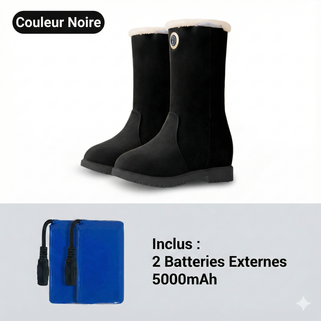 Bottes Chauffantes Électriques Hiver – Dites Adieu aux Pieds Glacés | ShoSens®