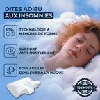 Oreiller ergonomique qui soulage vos cervicales