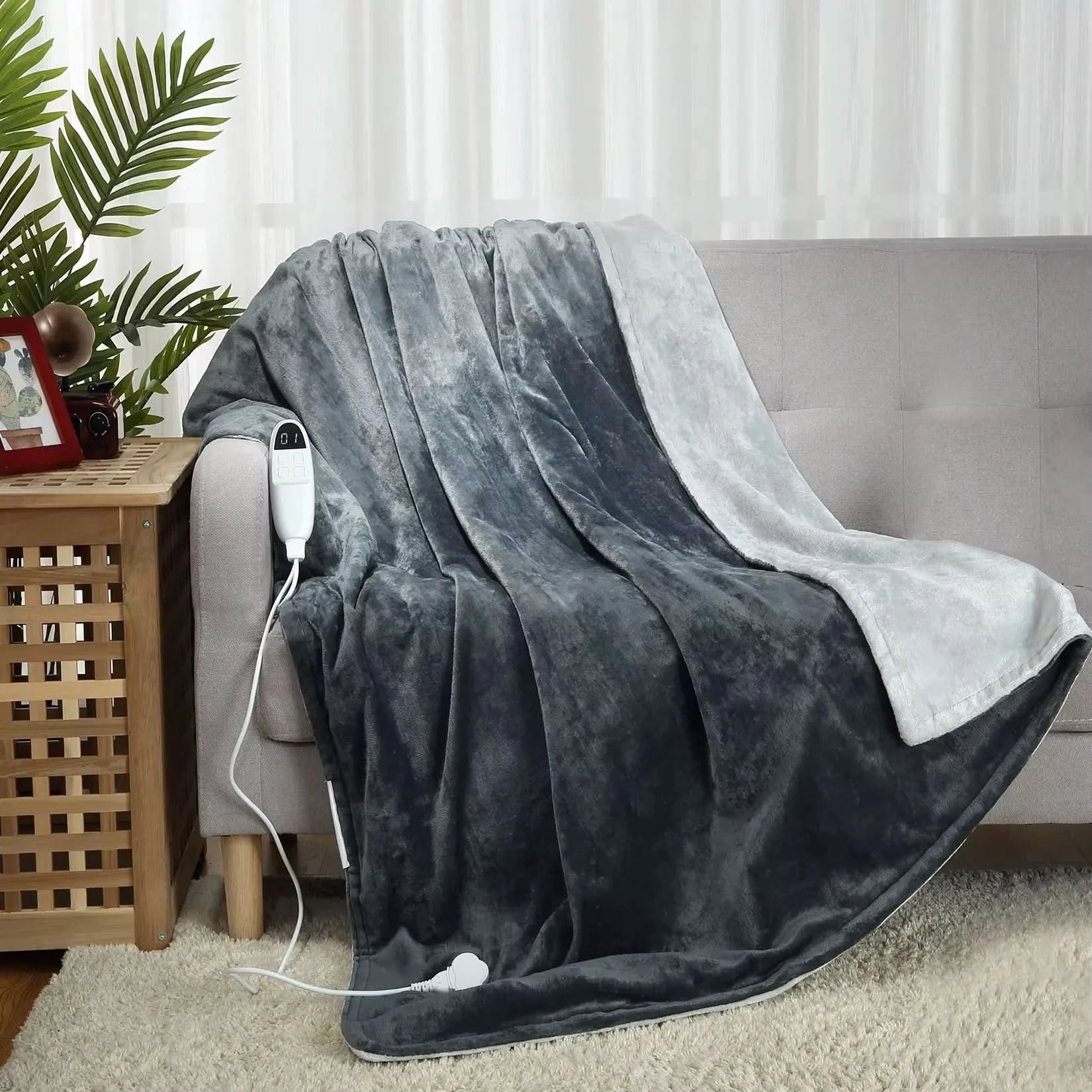Plaid chauffant douceur instantanée