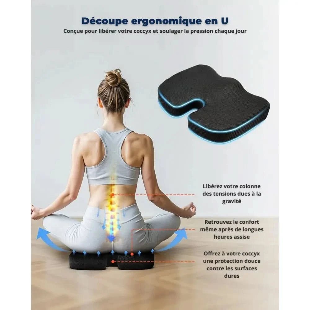 Coussin siège Premium avec gel refroidissant.