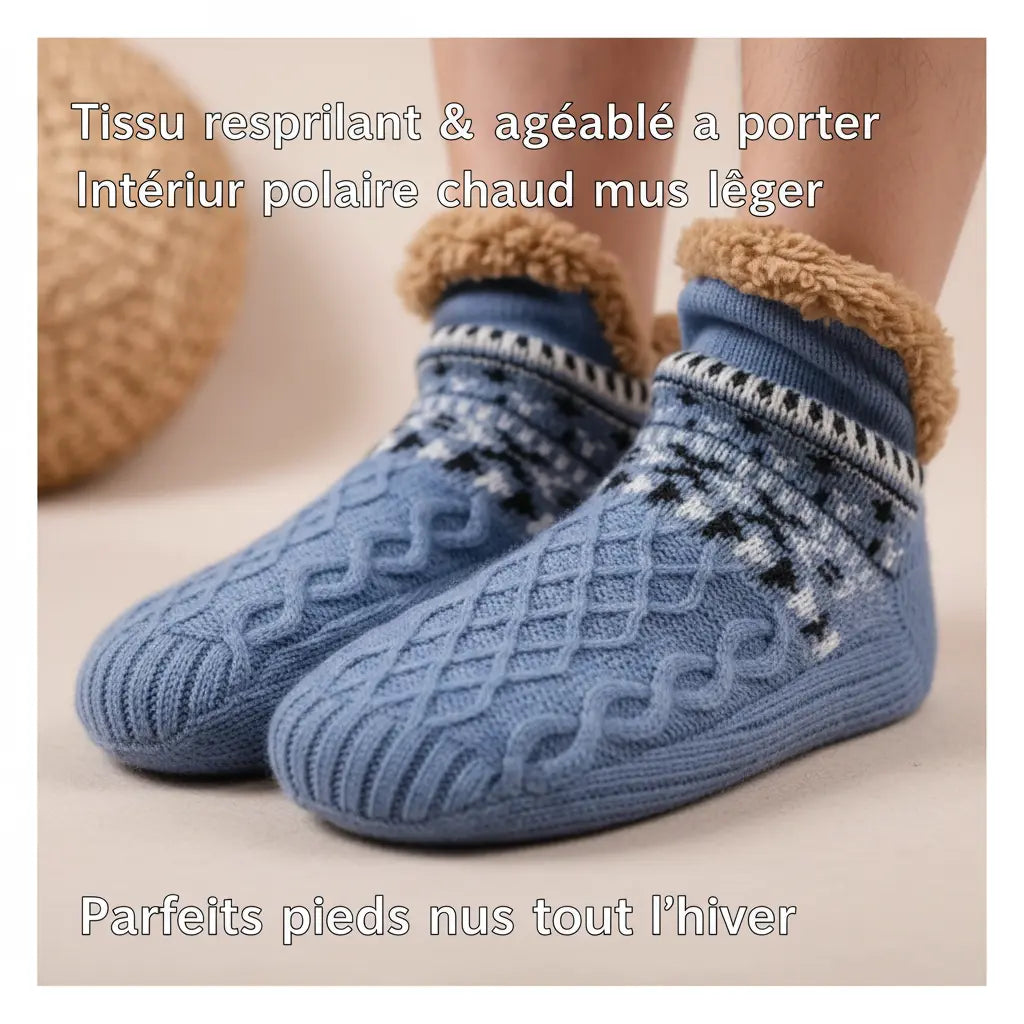 Chaussons chausettes douillets cocooning