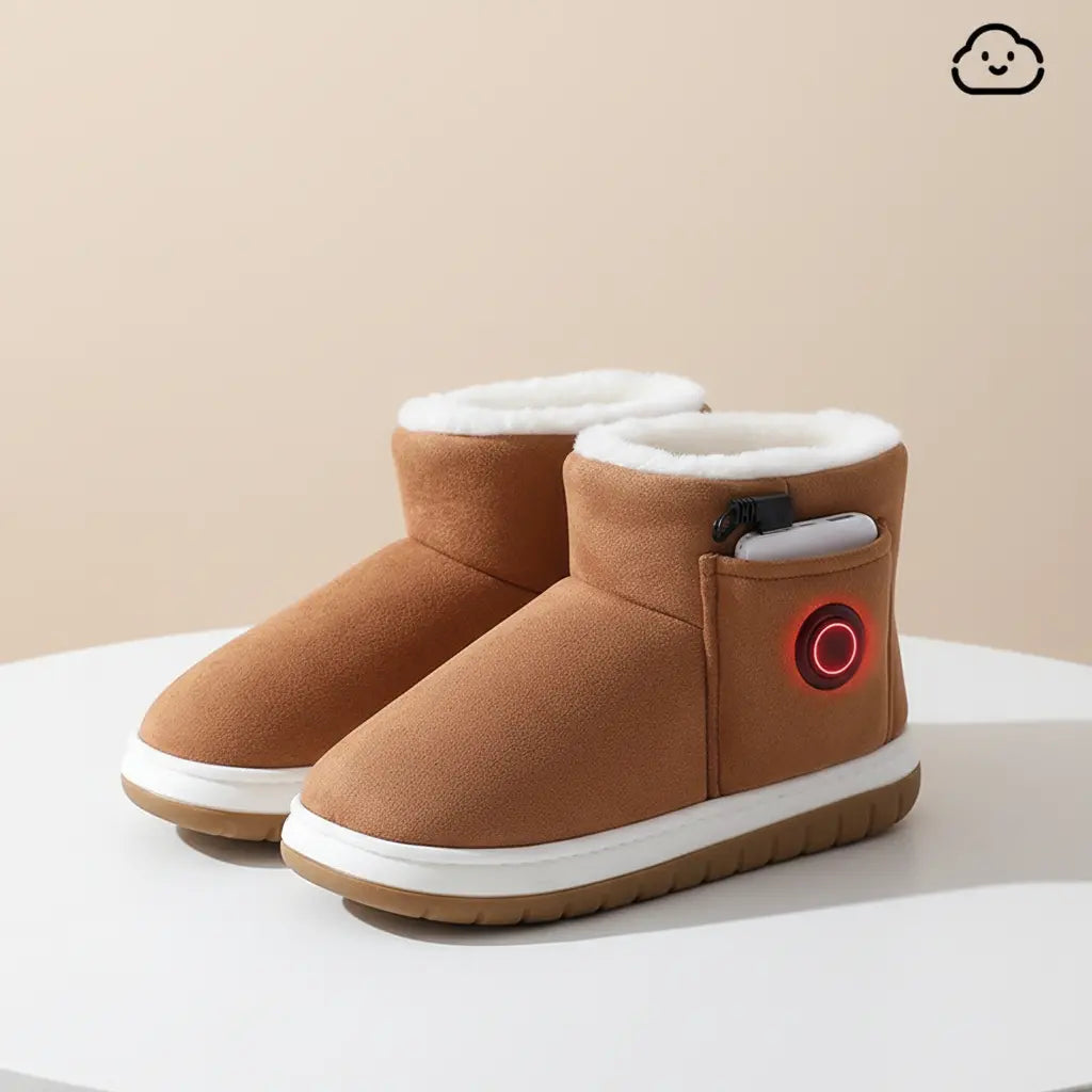 Chaussons Chauffants Sans Fil ShoSens® Chaleur Douce & Liberté