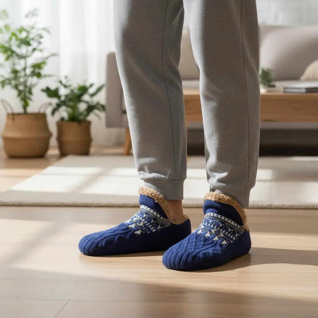 Chaussons chausettes douillets cocooning