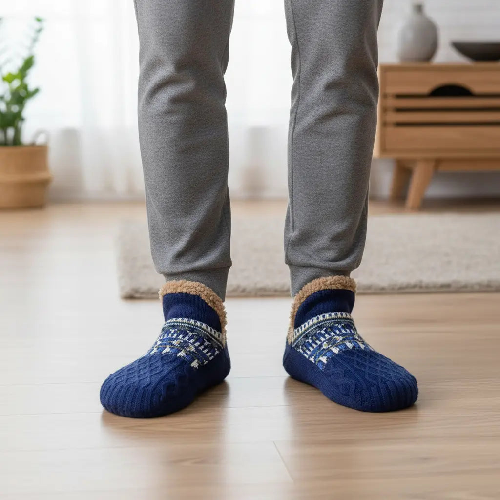Chaussons chausettes douillets cocooning
